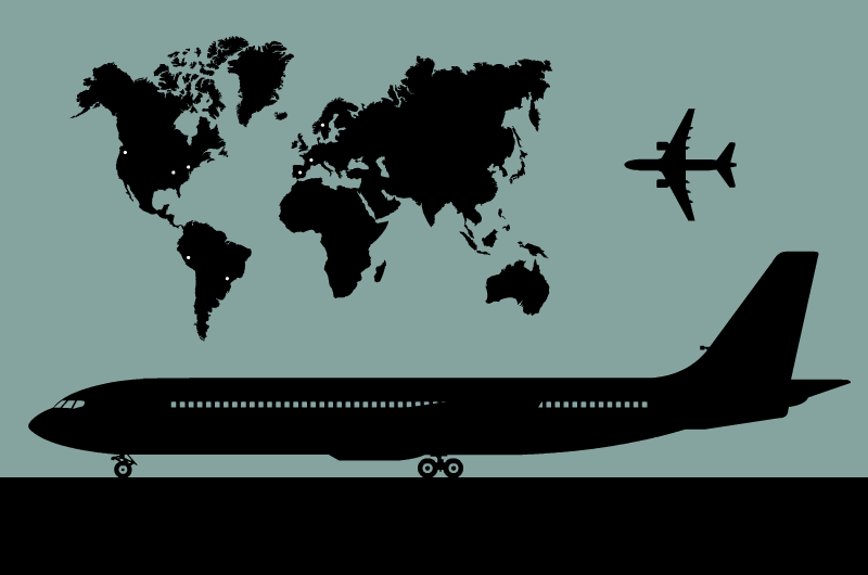 World Travel Map - Vector Illustration by Illugrama